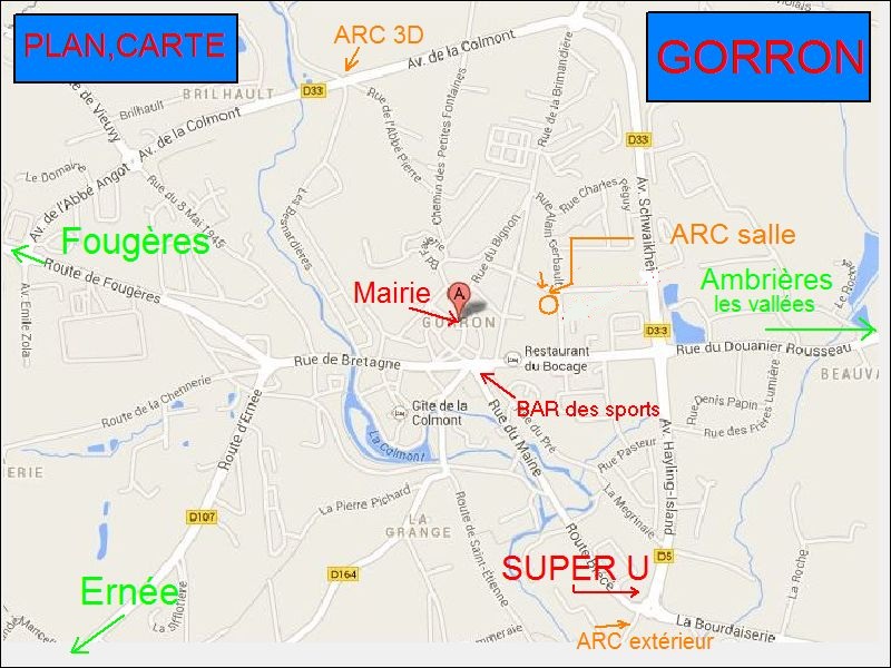 carte gorron